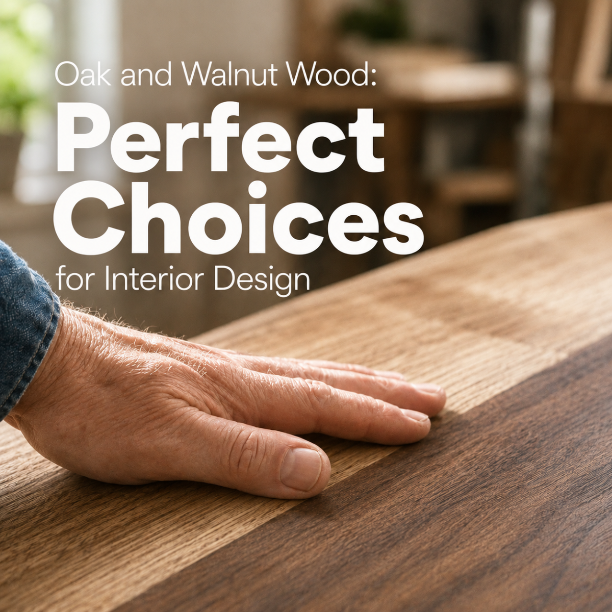 Oak and Walnut Wood Perfect Choices for Interior Design