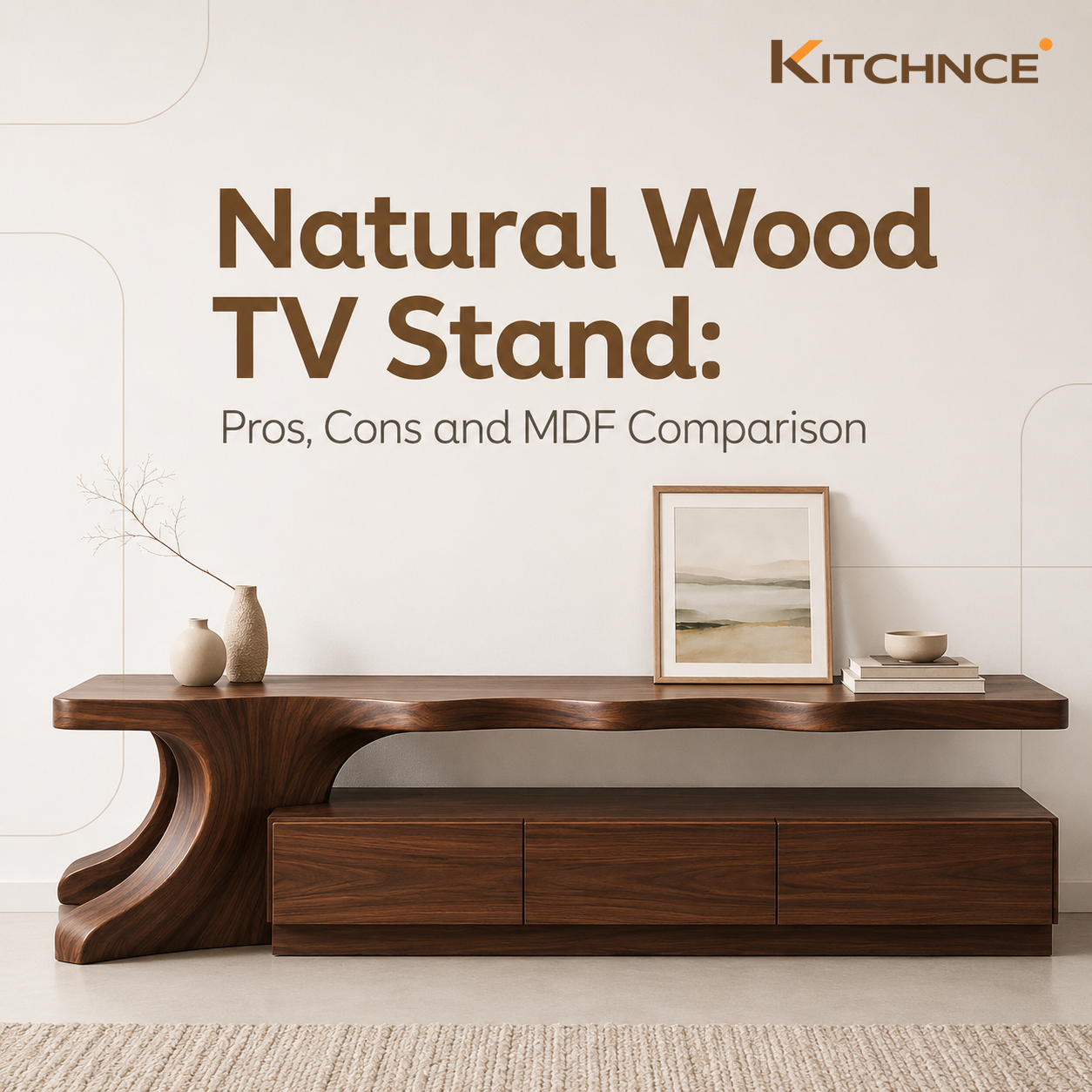 Natural Wood TV Stand: Pros, Cons and MDF Comparison