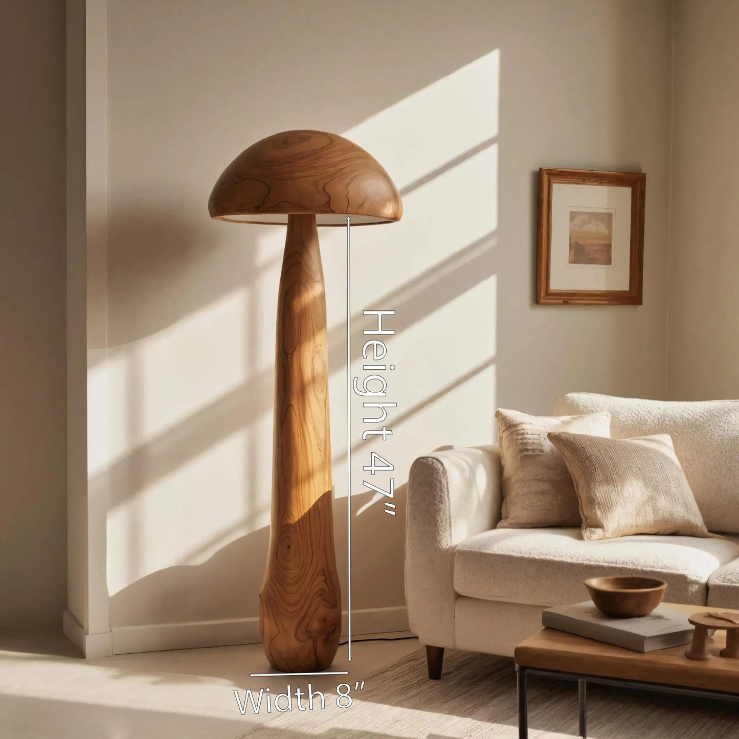 Modern Mushroom Floor Lamp For Living Room Kitchnce