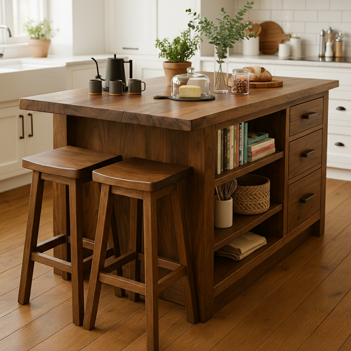Live Edge Solid Wood Kitchen Island With Drawers Rustic Farmhouse Bu live-edge-solid-wood-kitchen-island-with-drawers-rustic-farmhouse-bu