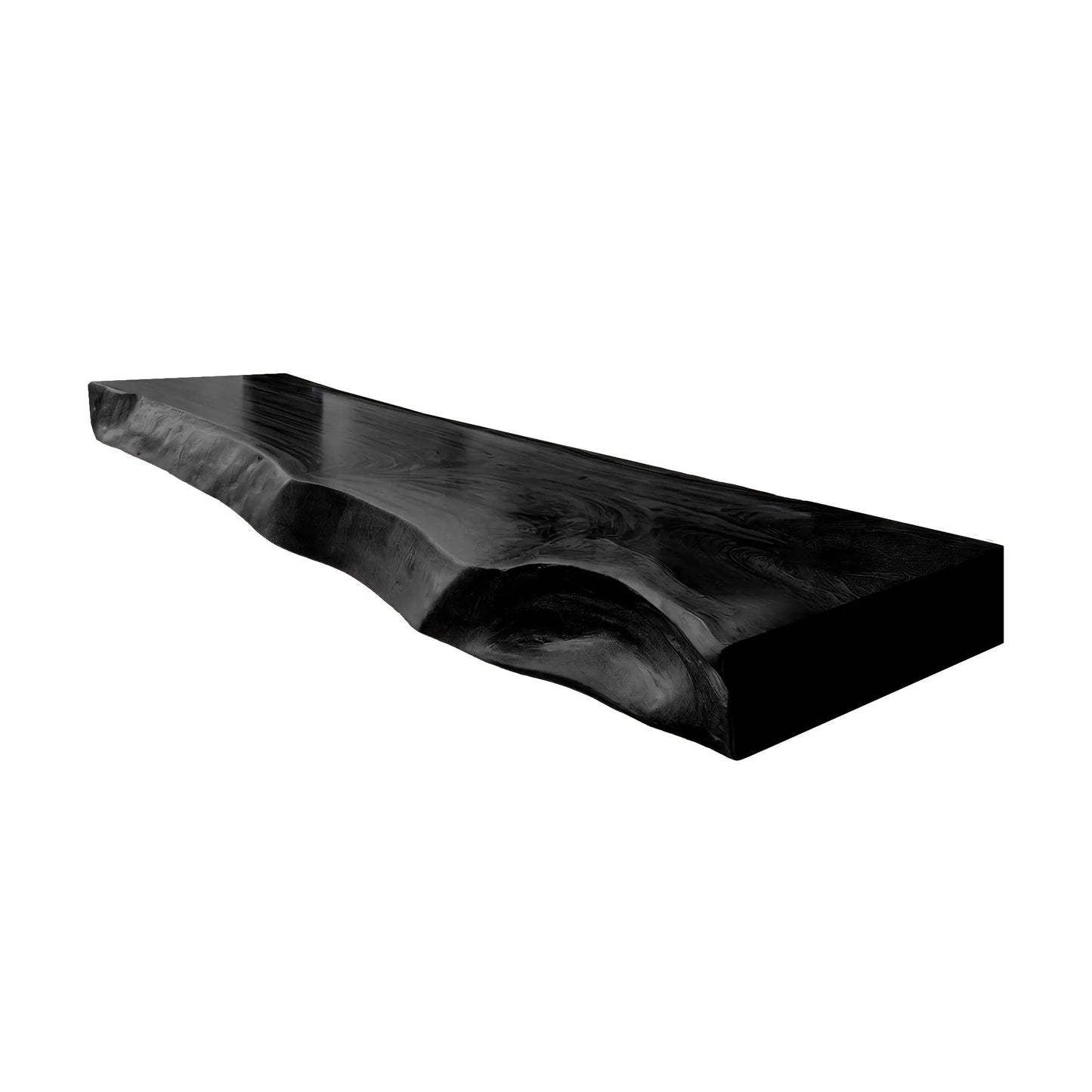 Korvane Live Edge Solid Wood Floating Bathroom Vanity Kitchnce