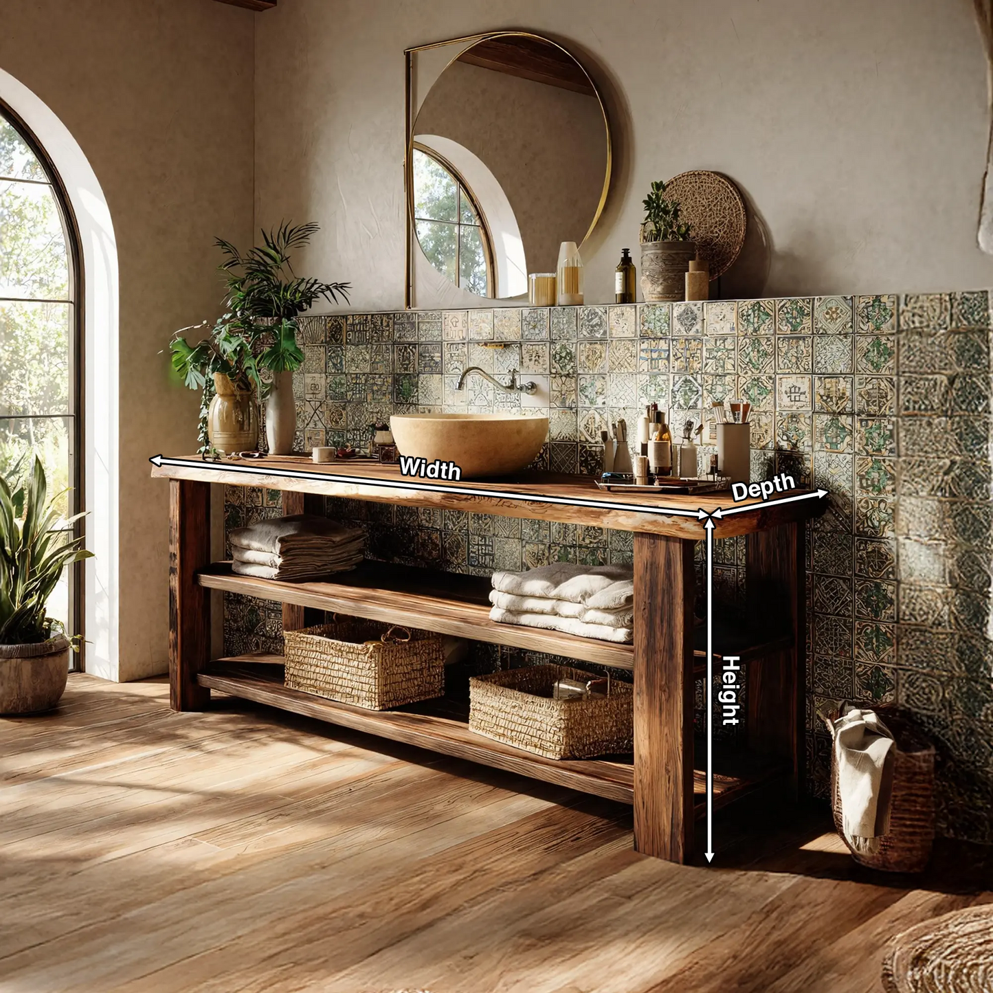 Farmhouse Vanity With Storage For Bathroom Decor Ideas Kitchnce