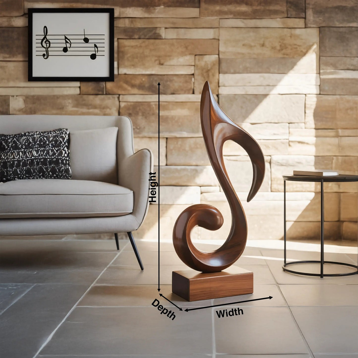 Mid Century Abstract Sculpture For Outdoor Garden Style Kitchnce