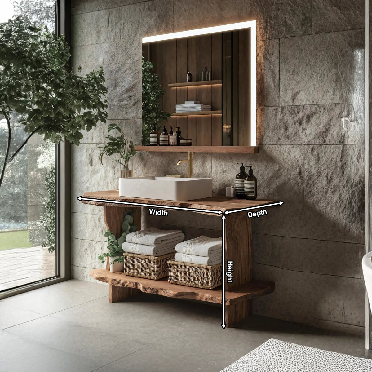 Mid Century Bathroom Cabinet For Elegant Bathroom Kitchnce
