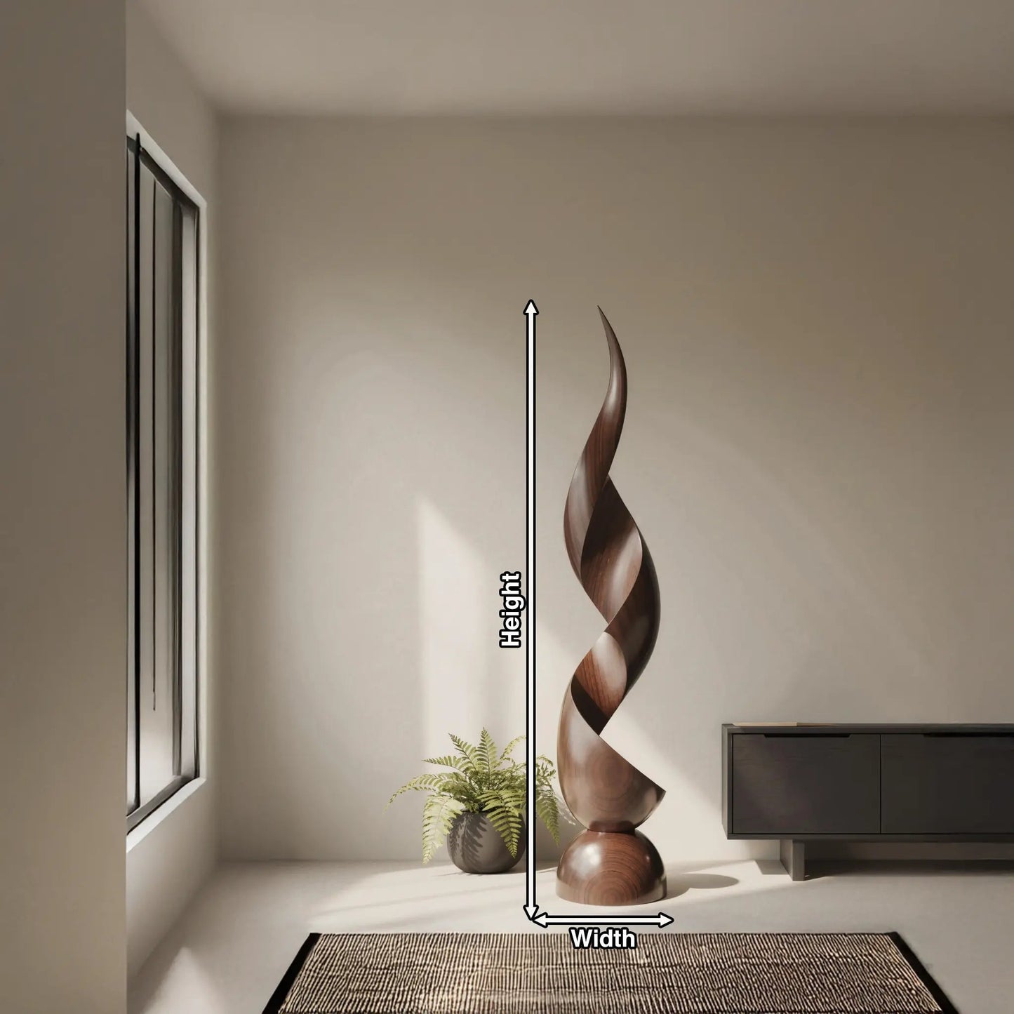 Handcrafted Organic Contemporary Landscape Sculpture For Office Decor Kitchnce