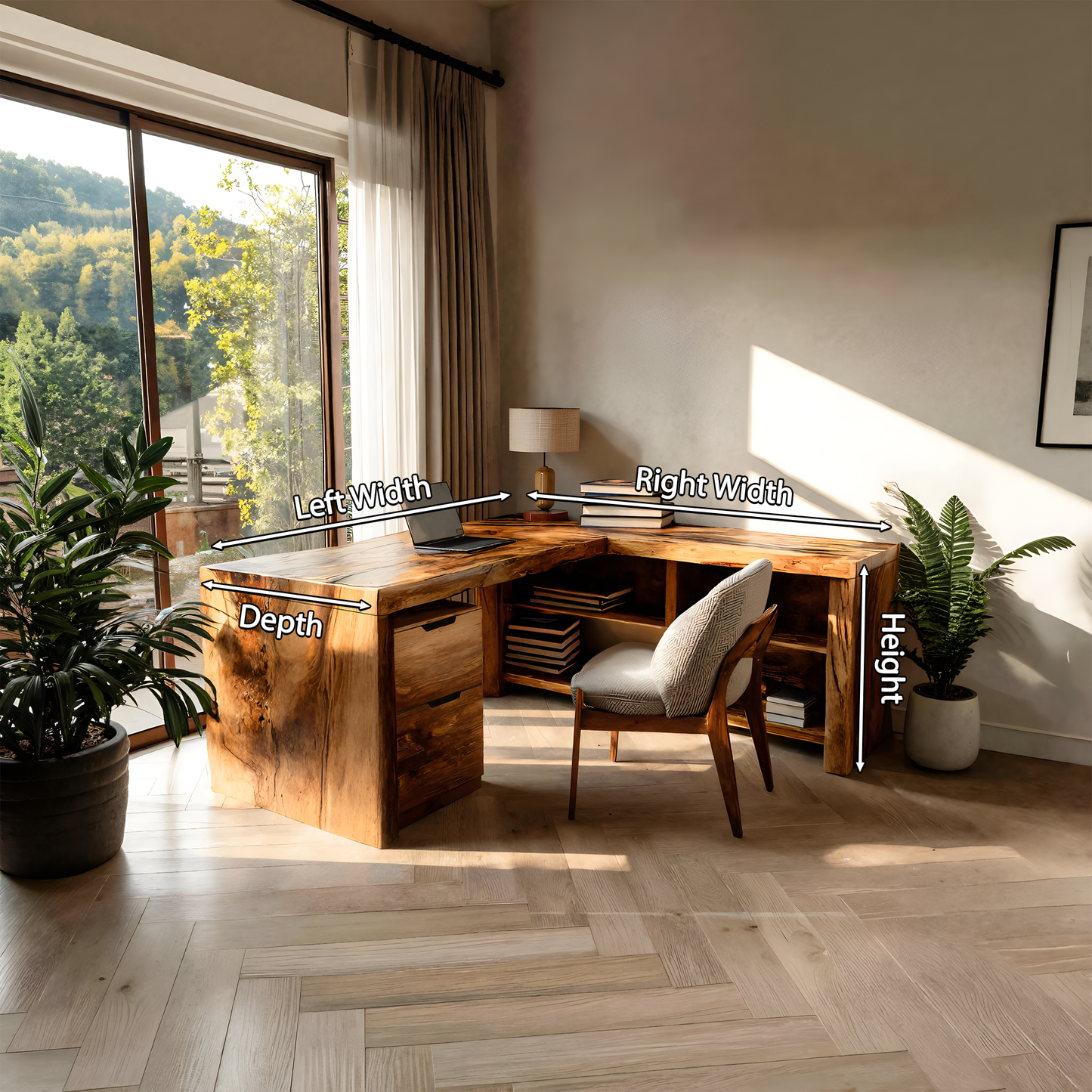 Contemporary L Shaped Workstation Desk For Study Room Kitchnce