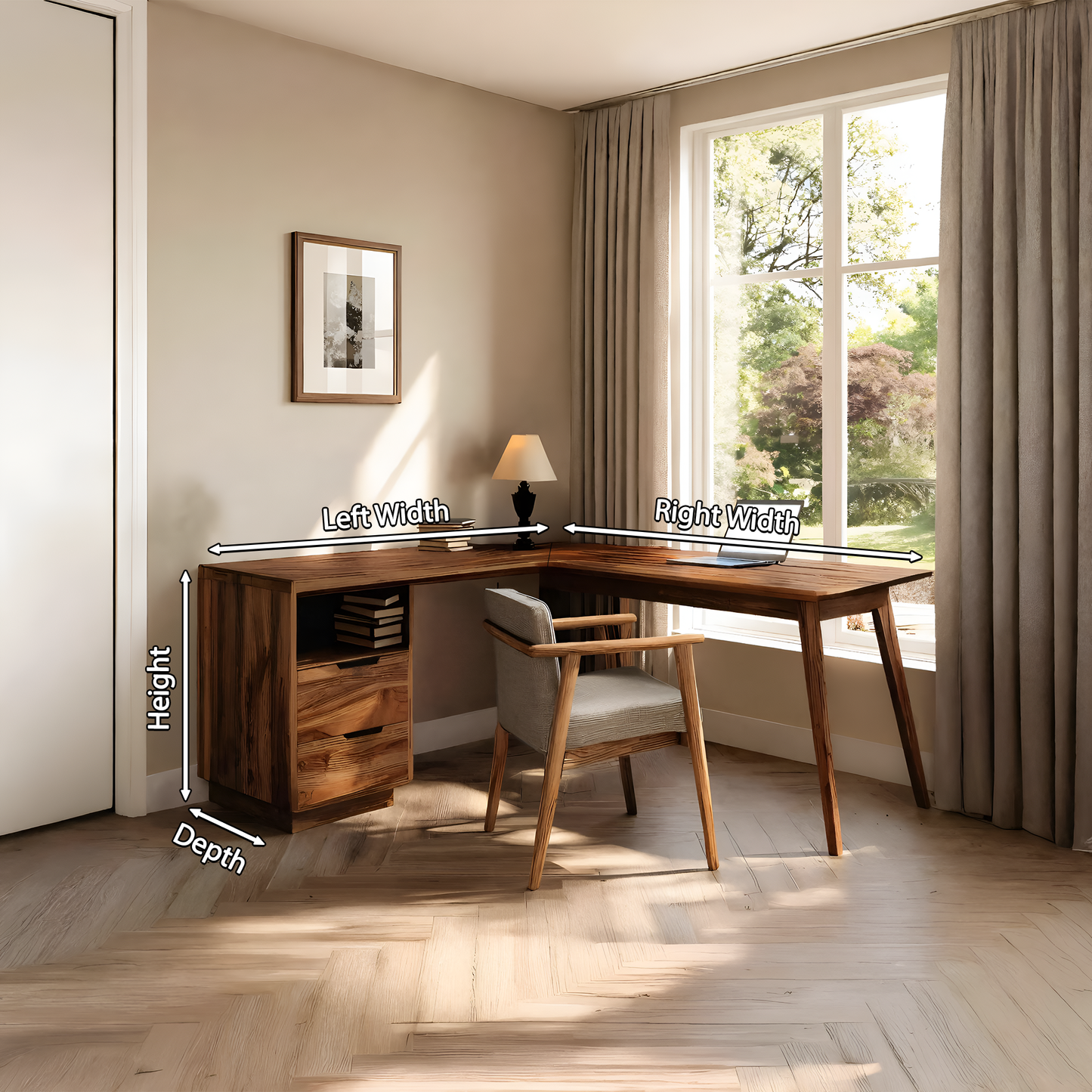 Minimal L Shaped Desk For Home Workspace Kitchnce