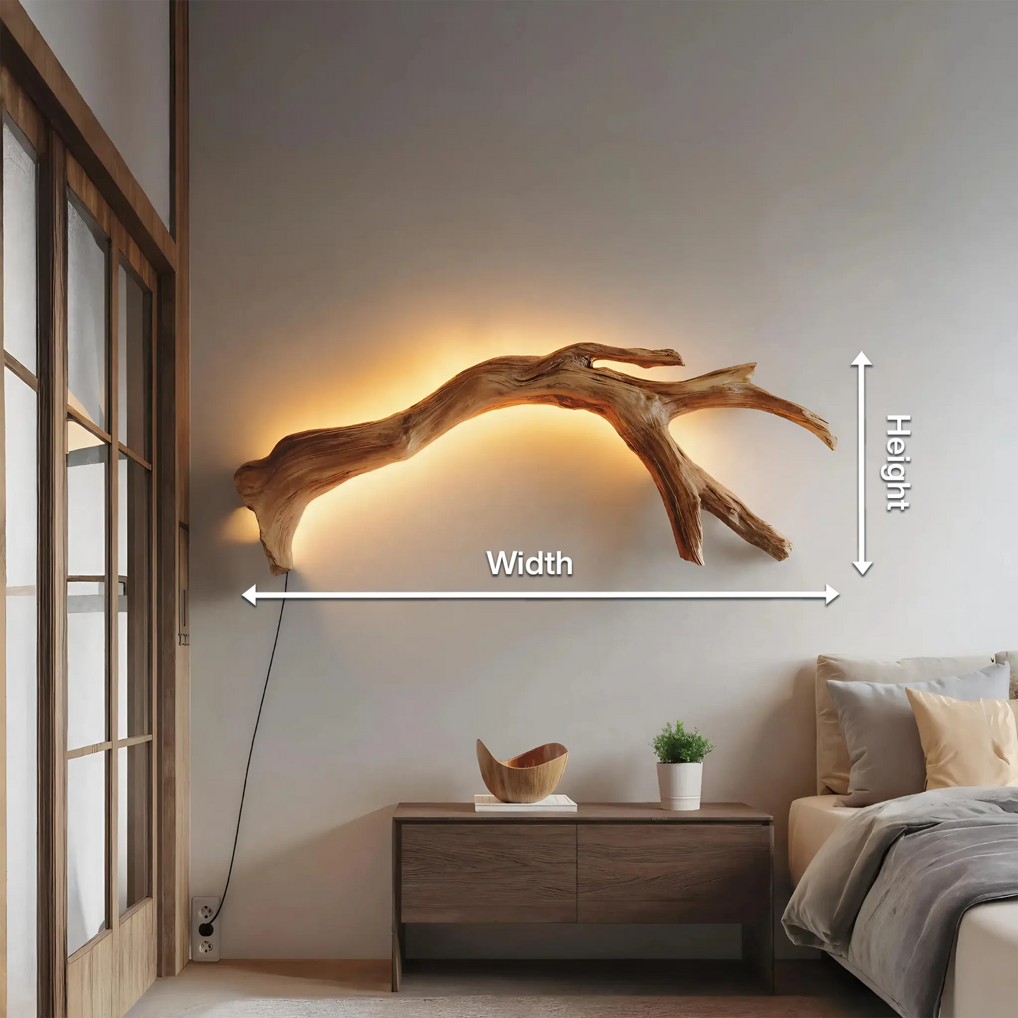 Modern Organic Branch LED Wall Lamp For Bedroom Kitchnce