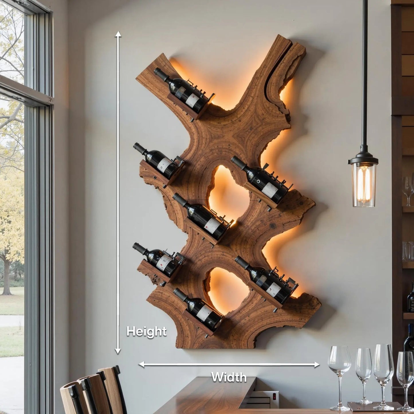 Rustic Wine Stand For Living Room Wood Wine Storage Kitchnce