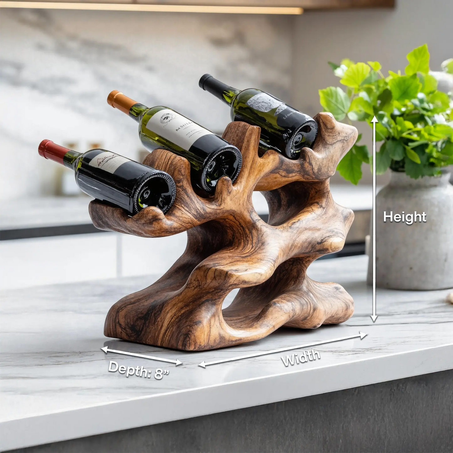Rustic Wine Rack For Kitchen Island Rustic Feature Kitchnce