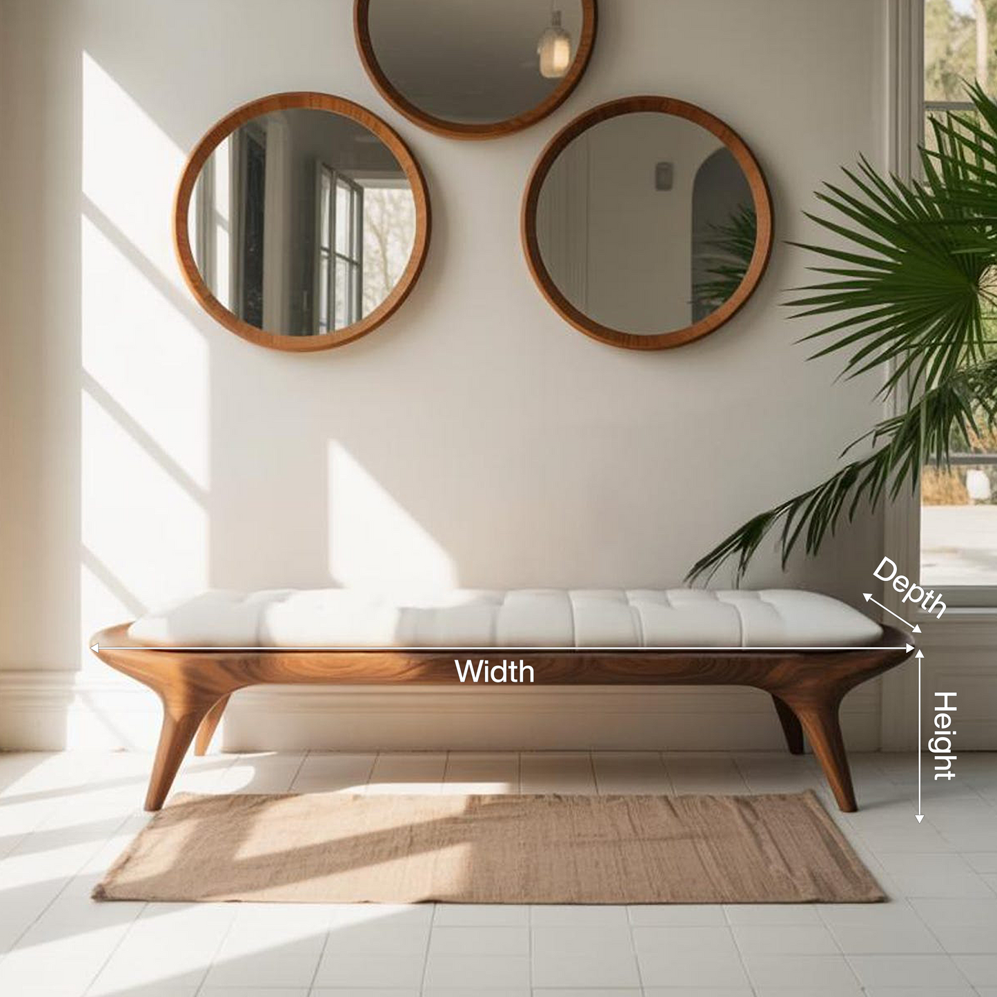 Modern Minimalist Bench For Hallway And Entryway Seating Kitchnce