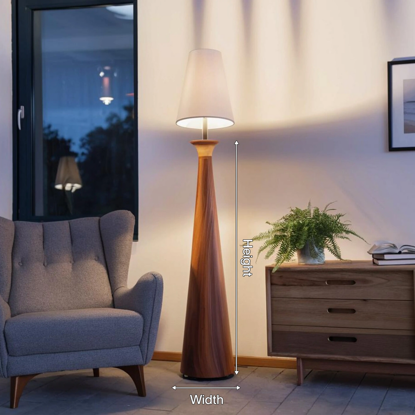 Modern Wood Table Lamps For Bedroom And Living Room Kitchnce