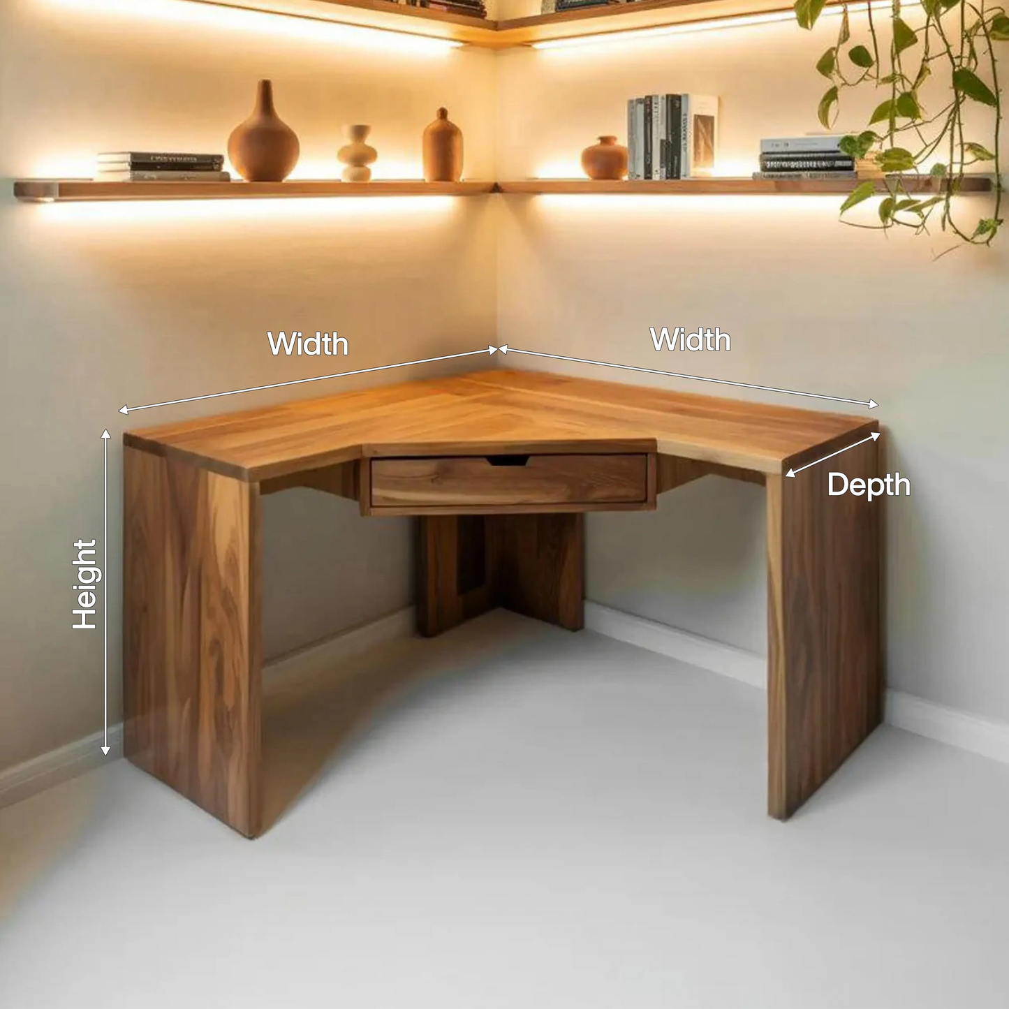Modern Minimalist Corner Desk For Home Office Setup Kitchnce