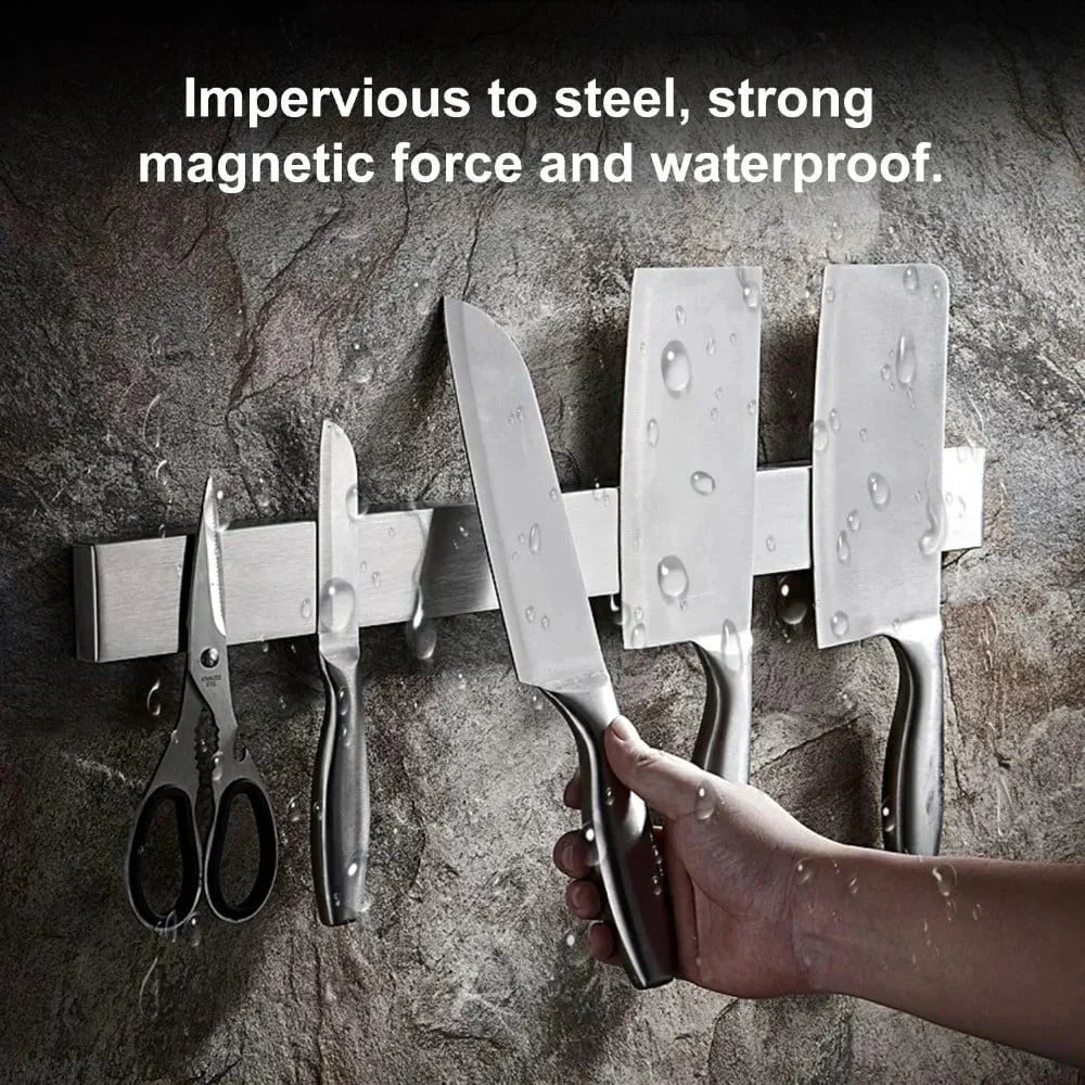 How Magnetic Knife Holders Keep Your Knives Sharp and Safe Kitchnce