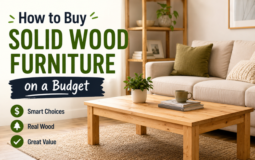 How to Buy Solid Wood Furniture on a Budget