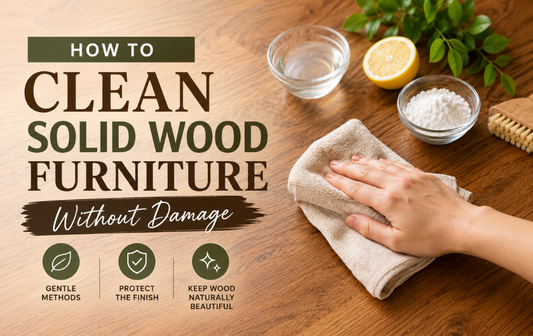 How to Clean Solid Wood Furniture Without Damage