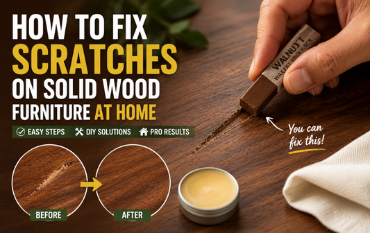How to Fix Scratches on Solid Wood Furniture at Home