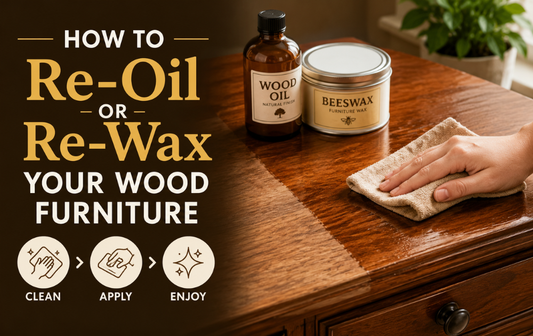 How to Re-Oil or Re-Wax Your Wood Furniture