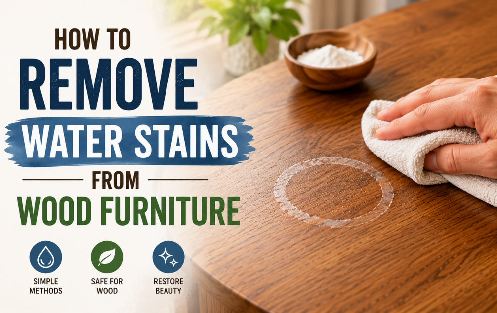 How to Remove Water Stains From Wood Furniture