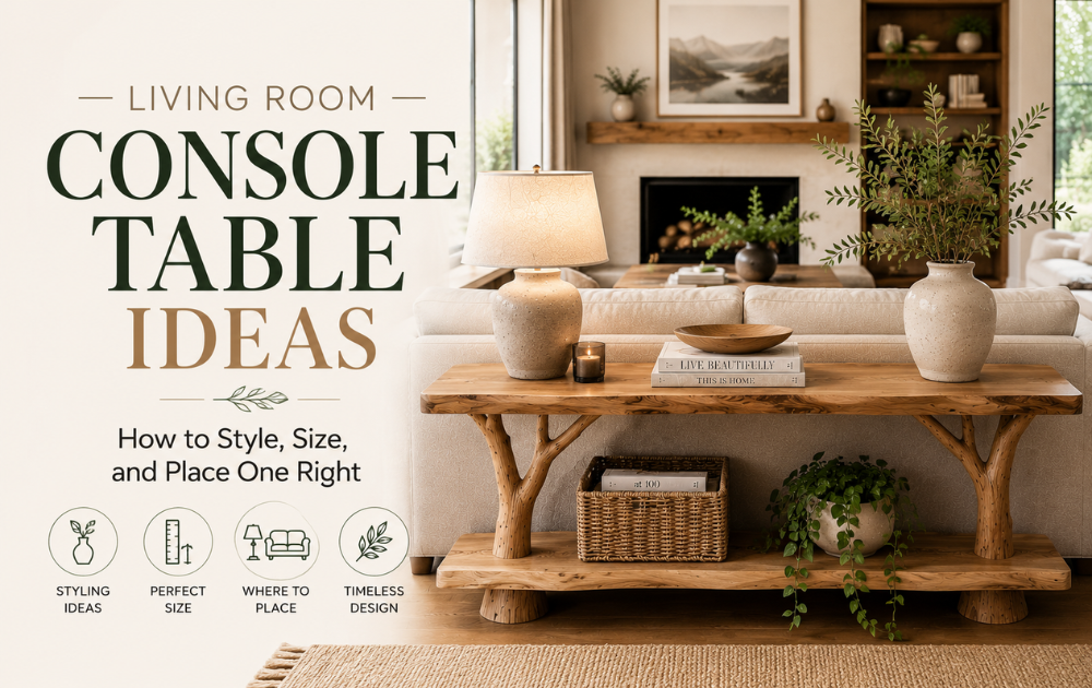 Living Room Console Table Ideas — How to Style, Size, and Place One Right