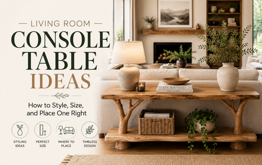 Living Room Console Table Ideas — How to Style, Size, and Place One Right