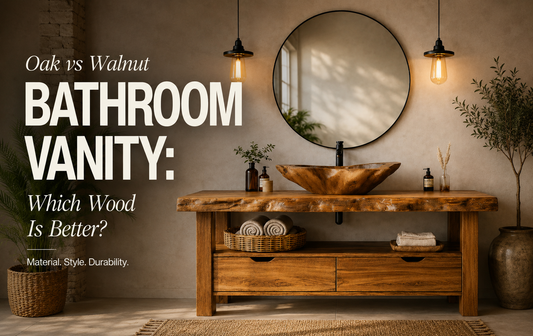 Oak vs Walnut Bathroom Vanity Which Wood Is Better
