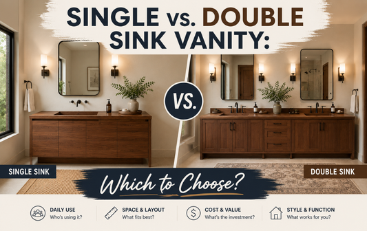 Single vs. Double Sink Vanity: Which to Choose?