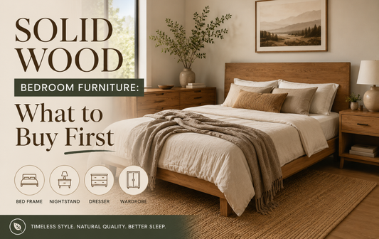 Solid Wood Bedroom Furniture: What to Buy First