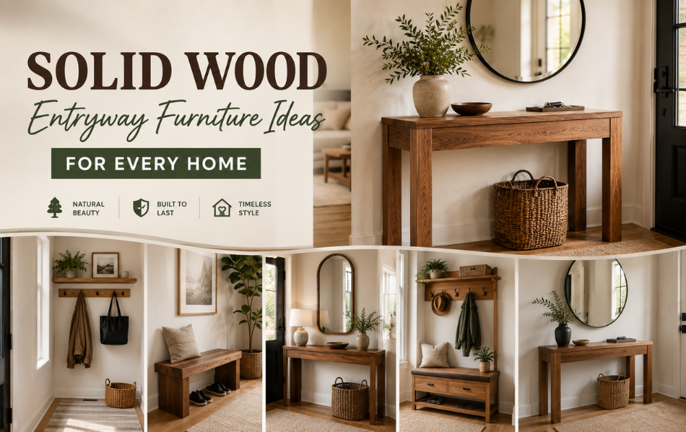 Solid Wood Entryway Furniture Ideas for Every Home