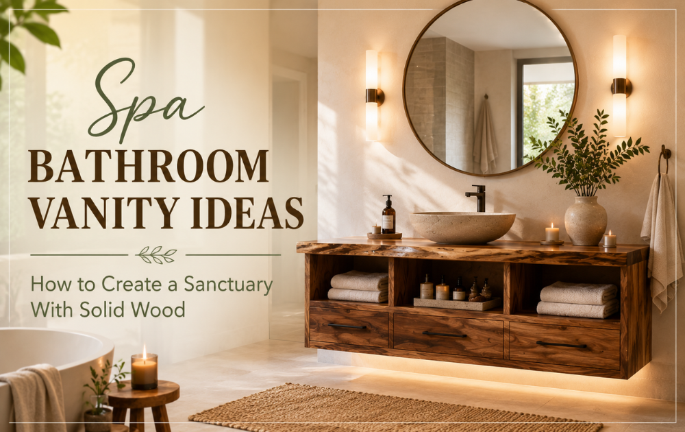 Spa Bathroom Vanity Ideas — How to Create a Sanctuary With Solid Wood