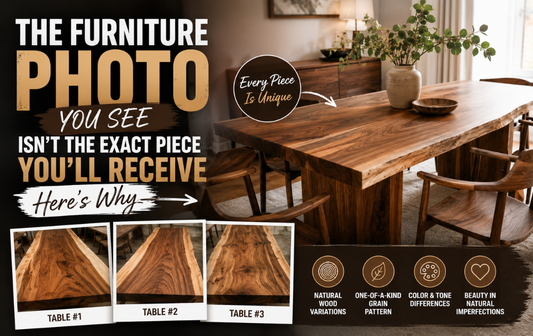 The Furniture Photo You See Isn't the Exact Piece You'll Receive — Here's Why