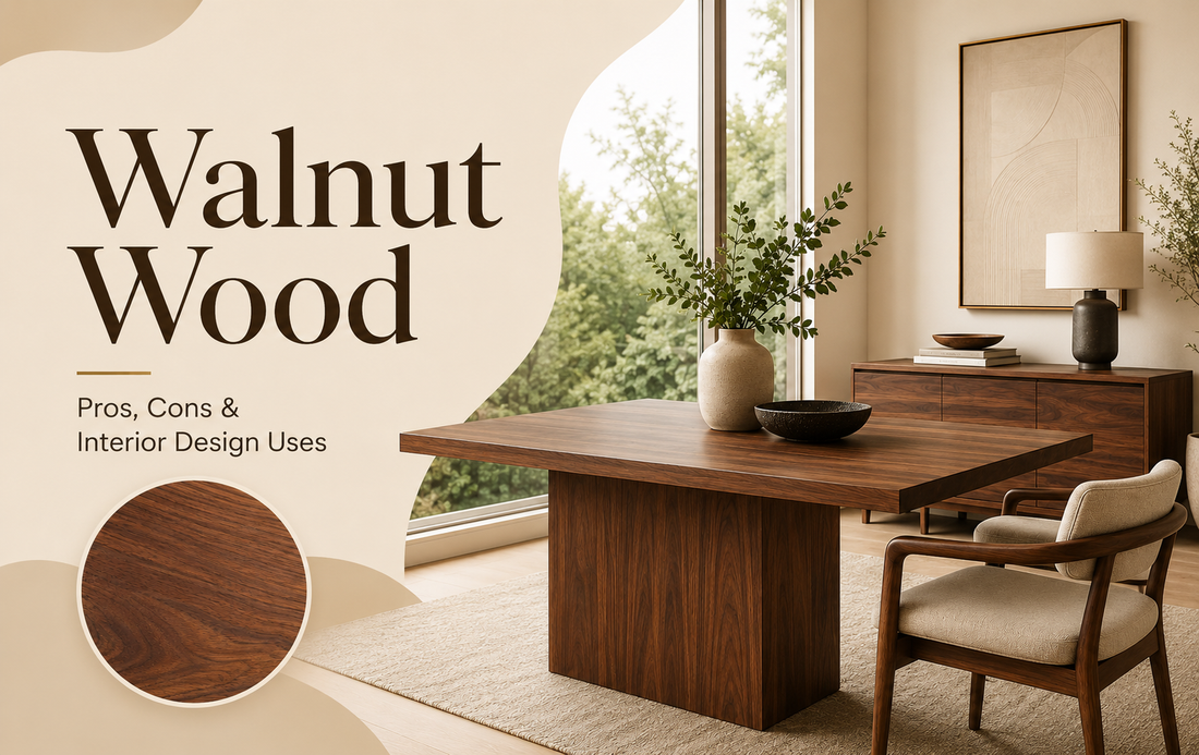 Walnut Wood: Pros, Cons & Interior Design Uses – Kitchnce