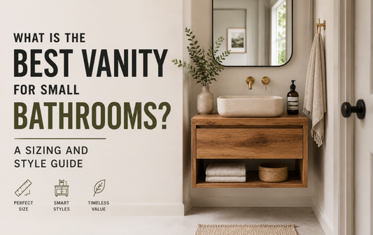 What Is the Best Vanity for Small Bathrooms? A Sizing and Style Guide