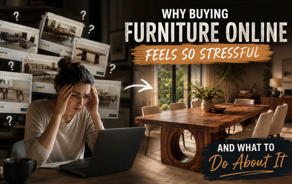Why Buying Furniture Online Feels So Stressful — And What to Do About It 