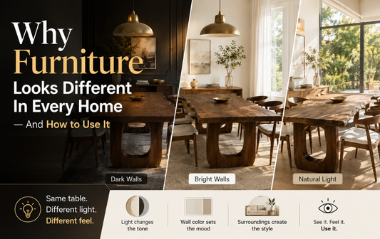 Why Furniture Looks Different In Every Home — And How to Use ItWhy Furniture Looks Different In Every Home — And How to Use It