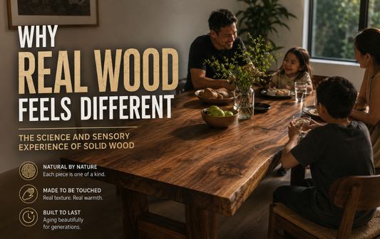 Why Real Wood Feels Different — The Science and Sensory Experience of Solid Wood