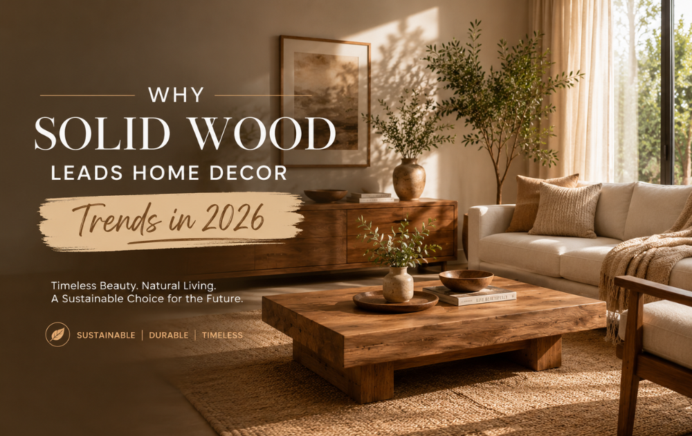 Why Solid Wood Leads Home Decor Trends in 2026