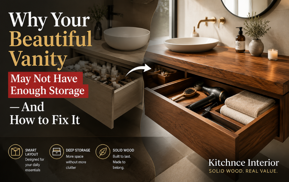 Why Your Beautiful Vanity May Not Have Enough Storage — And How to Fix It