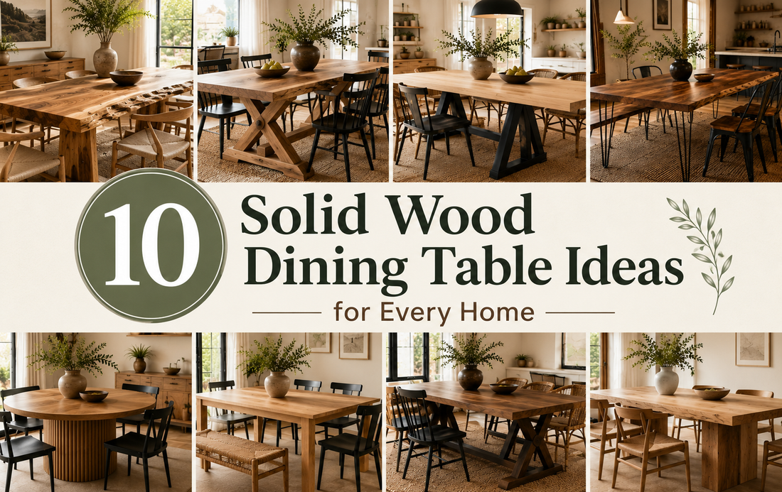 10 Solid Wood Dining Table Ideas for Every Home