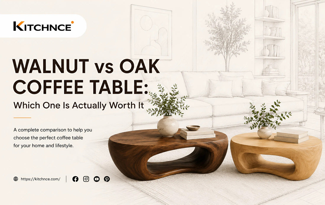 Walnut vs Oak coffee table comparison thumbnail