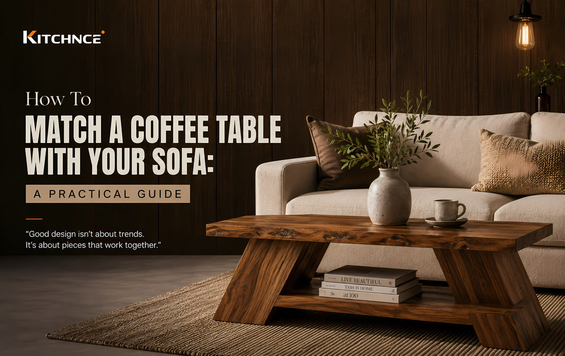 How to match a coffee table with your sofa