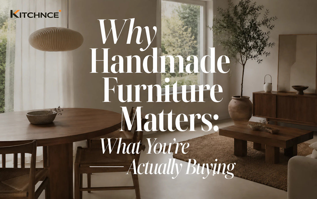  why handmade furniture matters solid walnut wood craftsmanship workshop quality detail
