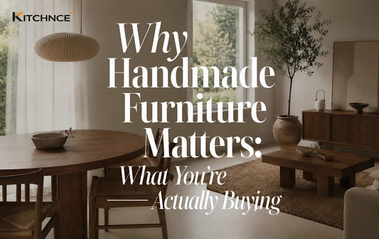  why handmade furniture matters solid walnut wood craftsmanship workshop quality detail