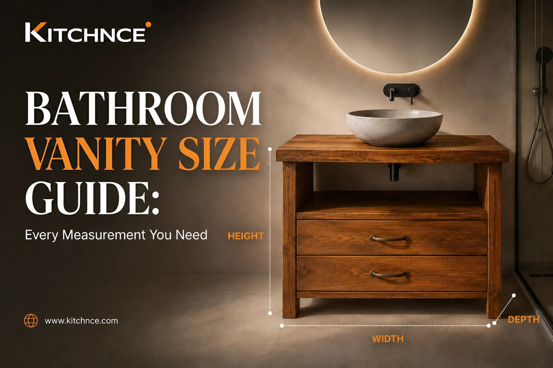 Bathroom Vanity Size Guide: Standard Height, Width & Depth Dimensions