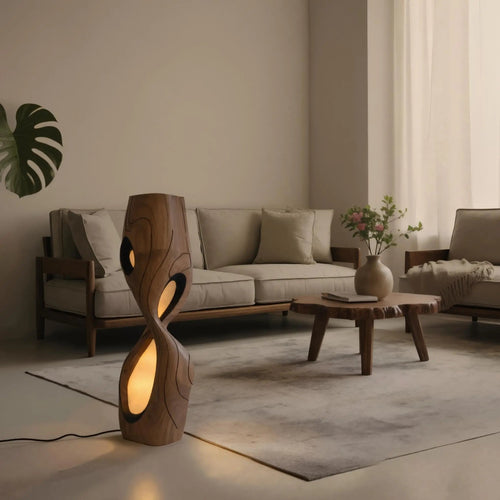 Modern Sculptural Floor Lamp For Living Room Or Bedroom Kitchnce