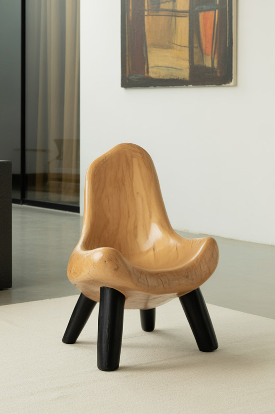 Modern Sculptural Accent Chair For Living Room Or Nursery Kitchnce