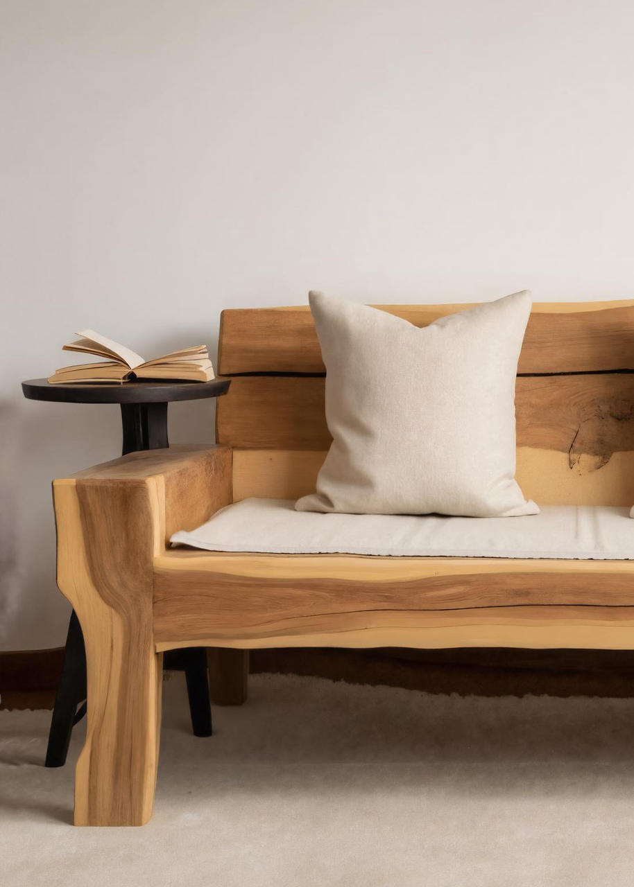 Artistic Live Edge Sofa For Living Room Kitchnce