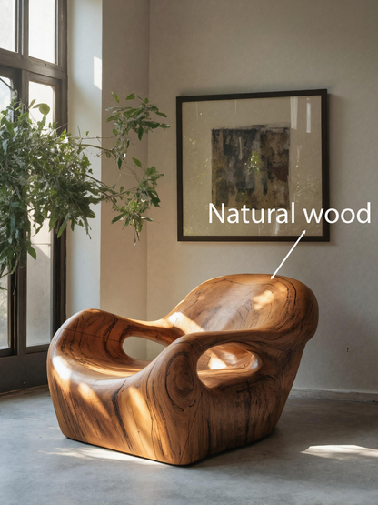 Modern Sculptural Lounge Chair For Living Room Or Reading Corner Kitchnce
