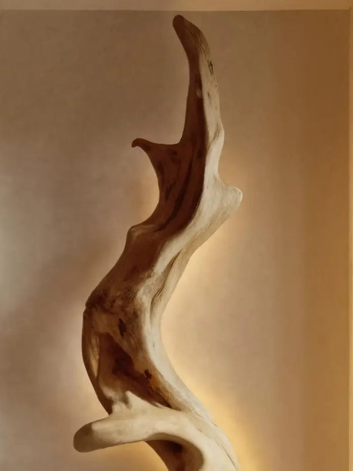 Rustic Organic Wall Lamp Sculpture For Living Room Kitchnce