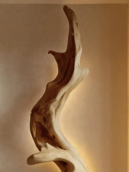 Rustic Organic Wall Lamp Sculpture For Living Room Kitchnce
